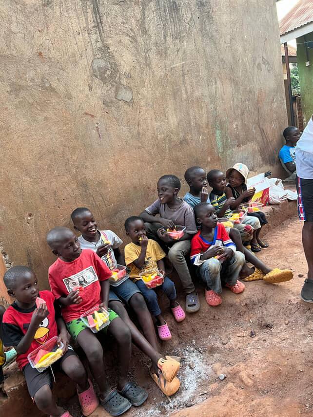 Child giving thumbs up